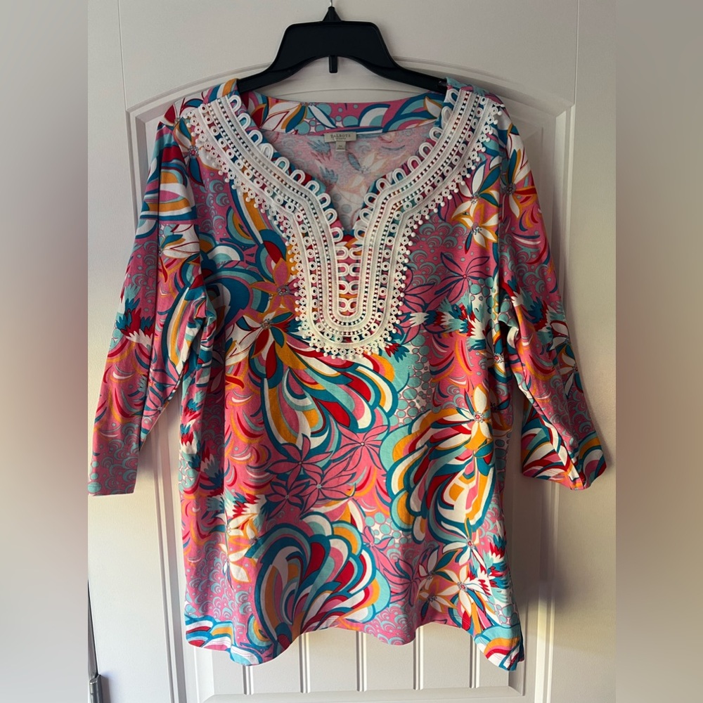 Talbots Tunic size 1X. Like new. Beautiful colors!